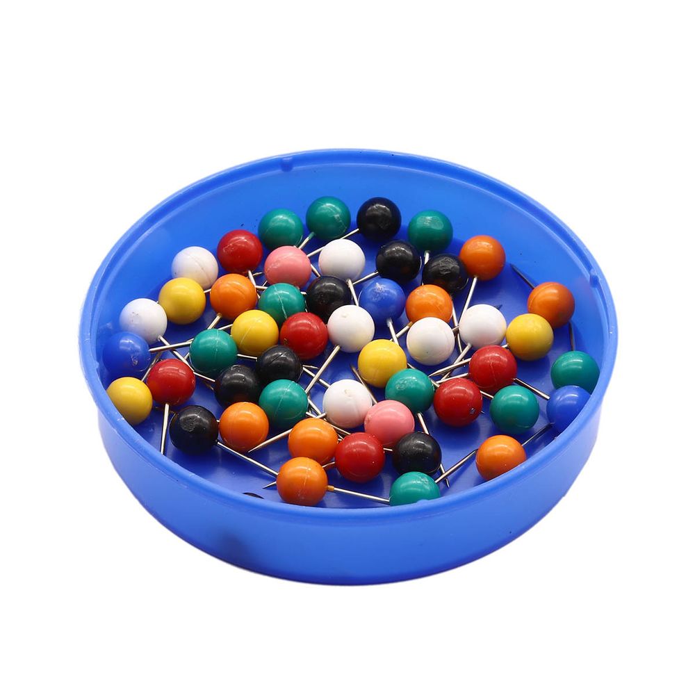 Булавки портновские 0,8мм/15мм, сталь, 50 шт, Pony /TOS/