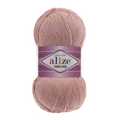 Пряжа Alize (Ализе) Cotton Gold / уп.5 мот. по 100 г, 330м, 161 пудра A