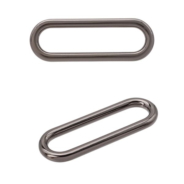 Рамка металл литая 50.0 мм черный никель (олово), MB2341, 6 шт