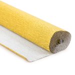 Бумага гофрированная (креповая) 180 г/м², 50 см / 2.5 метра, 801 золото, Blumentag GOF-180/M