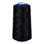Нитки универсальные текстурированные Nitka U, 150D/1, 5000 м / 1 кат., 000 черный