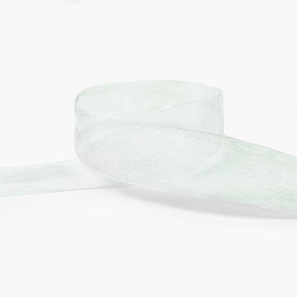 Лента капроновая (органза) 25.0 мм / 22.8±1 метра, 121 св.св.салатовый, Blitz OR-25