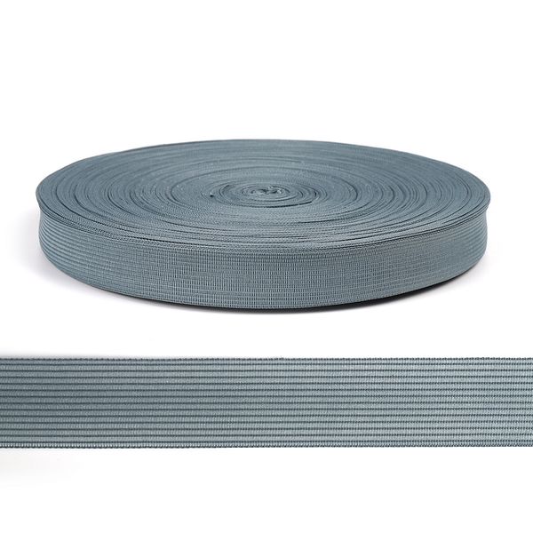 Тесьма (лента) окантовочная 22 мм / 100 метров, вязаная, 4С-516/22с24 цв.149 серый