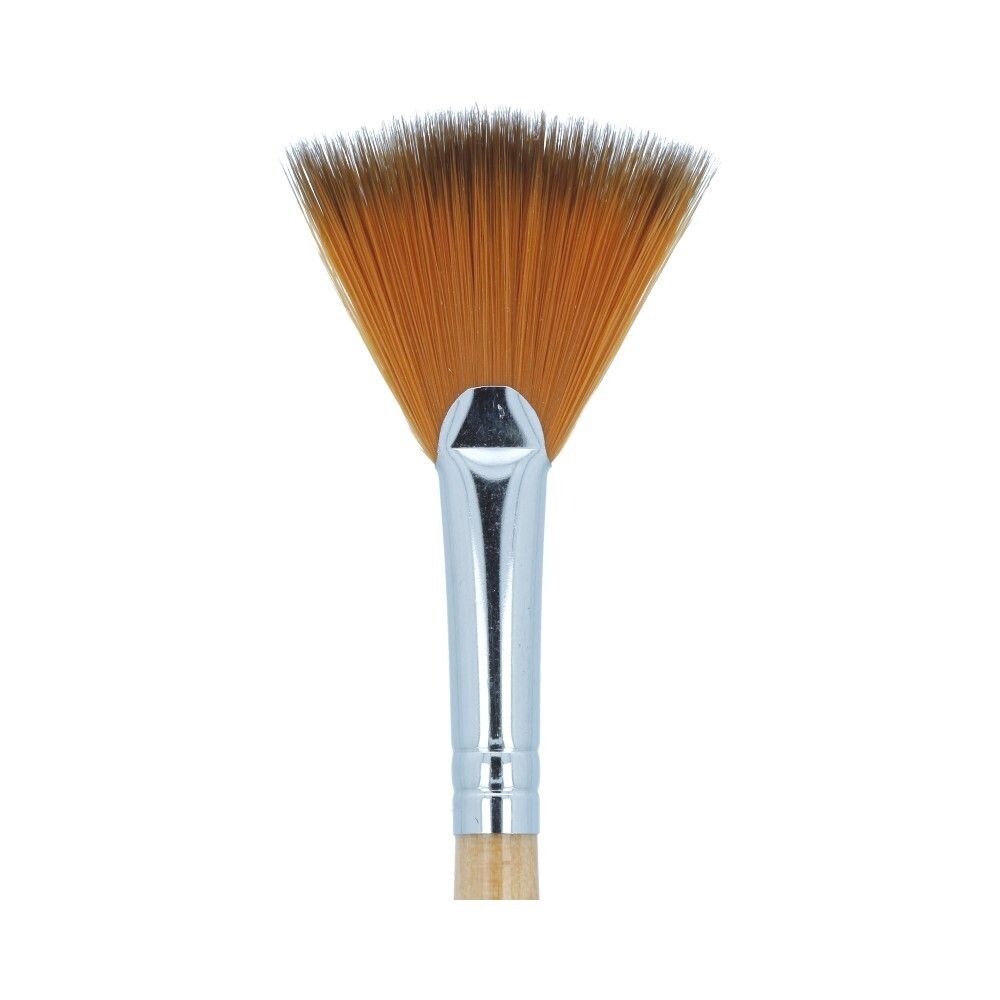 Кисть синтетика веерная №10, 5 шт, короткая ручка, Mr.Painter SBW 202-10