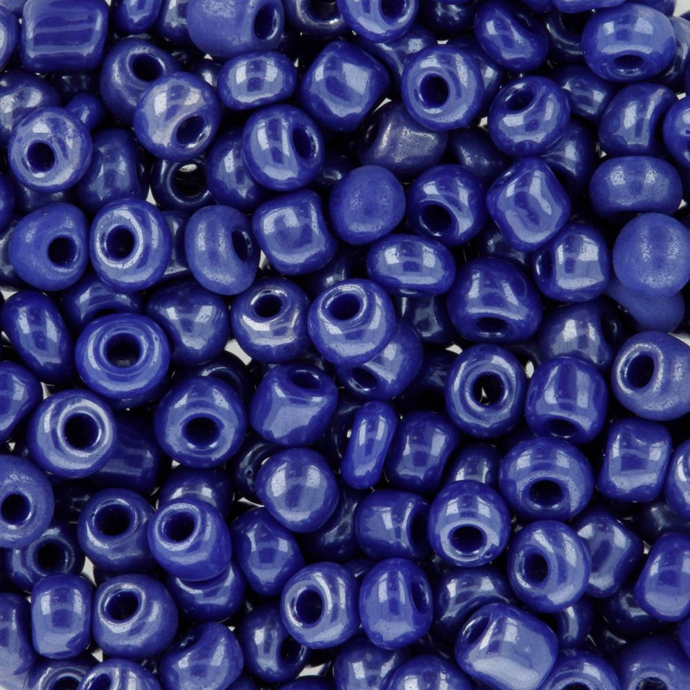 Бисер Zlatka 8/0 (2.9 мм), 100 г (10х10 г), №0128 т.синий, GR