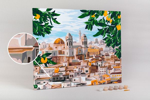 Картина по номерам Фрея PNB/PL-204, В тени апельсинового дерева, 50х40 см