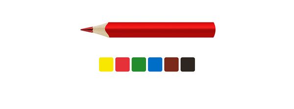 Набор цветных трехгранных коротких карандашей Джамбо Царевны TSR-SJCP-6006 заточенный 24х6 цв, Набор цветных трехгранных коротких карандашей Джамбо Царевны TSR-SJCP-6006 заточенный 24х6 цв, ВКФ TSR-SJCP-6006