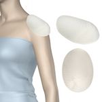 Плечевые накладки (подплечники) реглан 105х134х13 мм, АТ.ОР13 белый, 100 пар