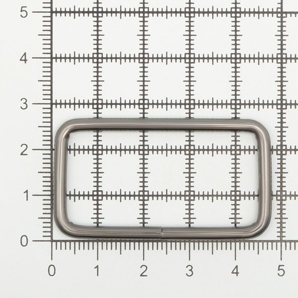 Рамка прямоугольная металл 40х3 мм, чер.никель, 100 шт