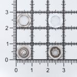 Кнопка рубашечная (джерси) открытая ⌀9.5 мм, ≈144 шт, МЕТАЛЛ, эмаль, 101 белый, NEW STAR