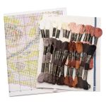 Набор для вышивания нитками Hobby&Pro, Мне немного грустно, 26х22 см