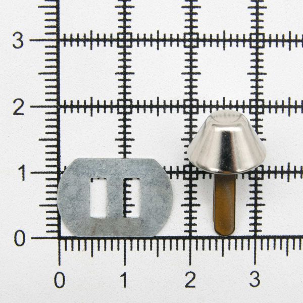 Пукля 1.2х1.2х0.6 см (никель), К3130Д, 50 шт