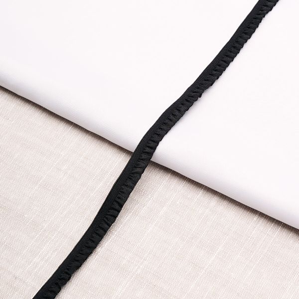 Резинка бельевая (ажурная) 10.0 мм / 13.72 метра, черный, 3AR3590