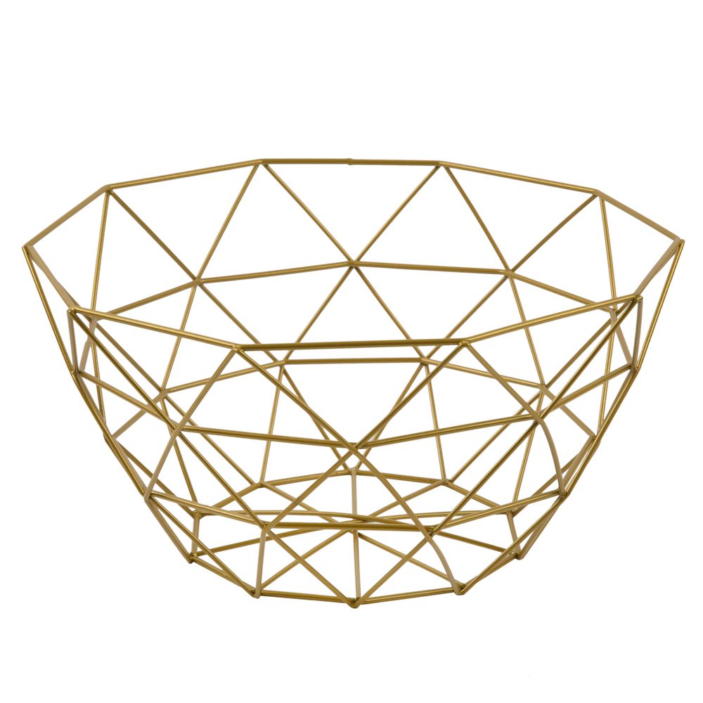 Фруктовница 27х14.5 см, №02 под золото, Stilerra home PFH-029