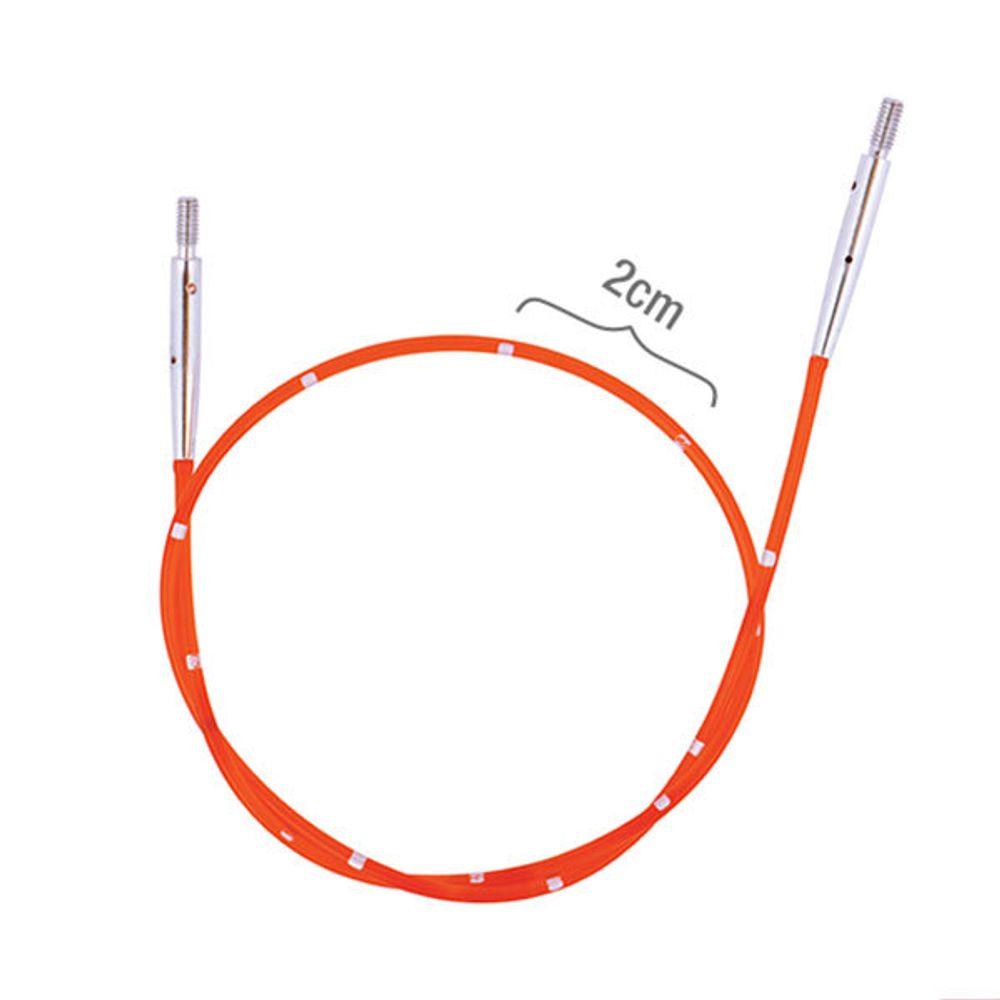 Тросик для съемных спиц Knit Pro SmartStix (заглушки 2шт, ключик), длина 28 (50) см, 42172