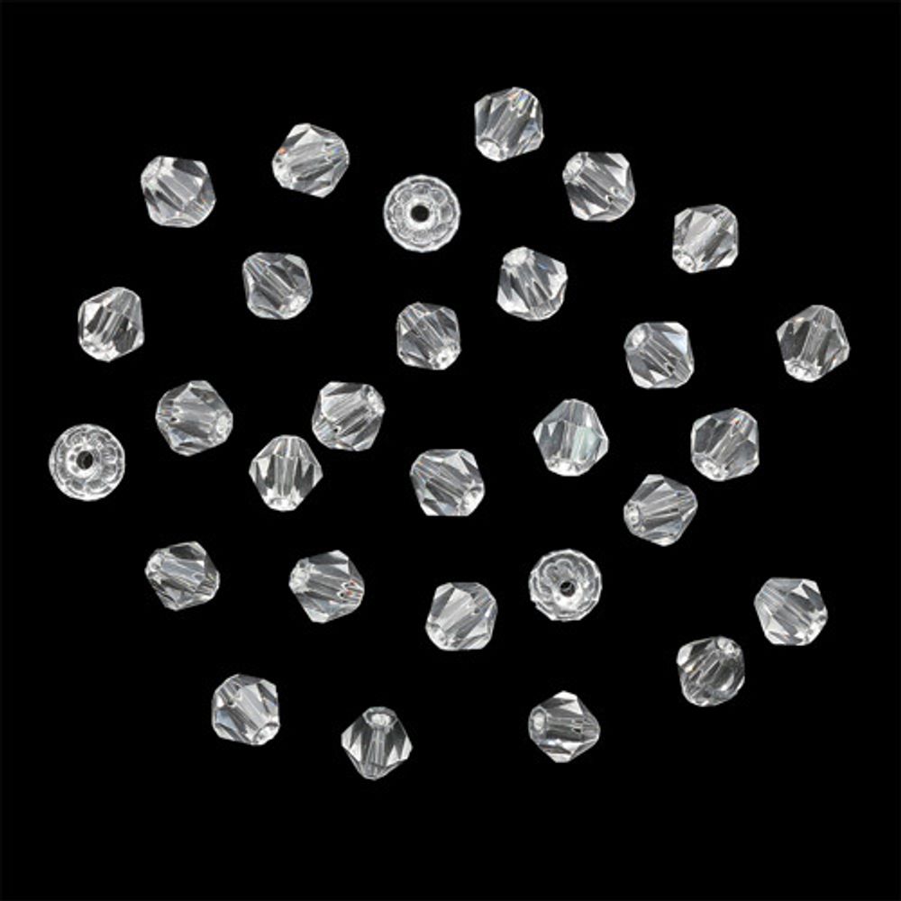 Бусины стекло 6х6 мм, 30 шт, Astra&amp;Craft, 802