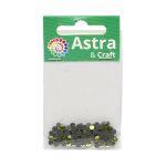 Стразы термоклеевые, 4 мм, ss16, 100 шт/упак (115 желто-зеленый)