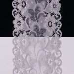 Кружево бельевое эластичное 150 мм / 13.72 м, цв. C154 св.серый