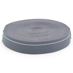 Резинка для мужских трусов и боксеров 35.0 мм / 25 метров, мягкая тканая 24 г/м, эластичность 150%, св.серый/белый полоса