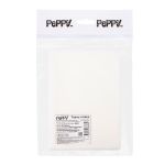 Плюш (ткань) Peppy 01 PEV 273 г/м², 48х48 см, 01 белый