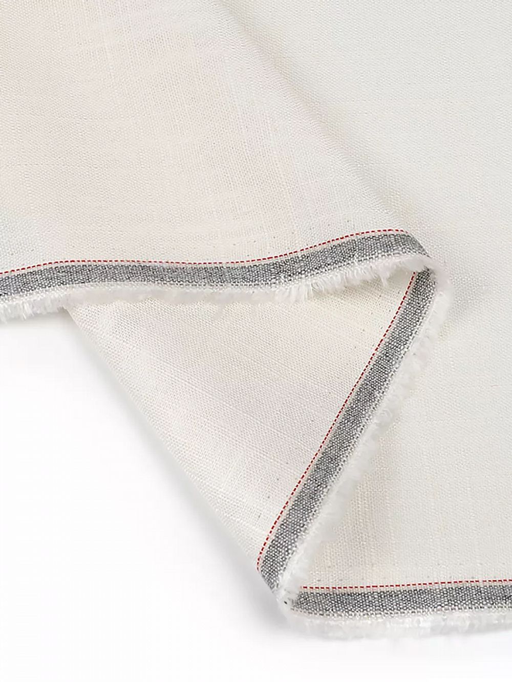 Льняная ткань 190 г/м², 140 см / 2 метра, TBY.Li.1002.01, 01 теплый белый