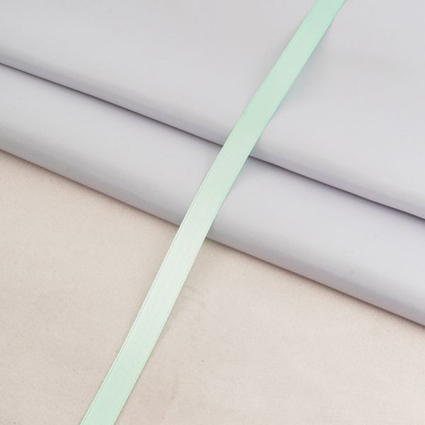 Лента атласная 2-сторонняя 12.0 мм / 22.86±1 метров, C1153 мятный, 6102-0002, Globus