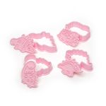 Набор вырубок для печенья пластик, 4 шт, №1 Динозавры, S-Chief SHF-0350