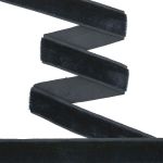 Лента бархатная (тесьма) 20.0 мм / 10±0.5 метров, рис. 8319, 60 т.синий, С3513Г17