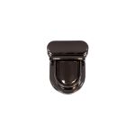 Замок для сумки 32х26 мм, 5 шт, черн.никель, Gamma LBZ-14H