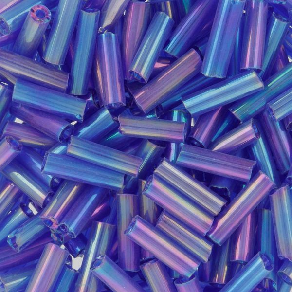 Бисер стеклярус Zlatka 100 г (10х10 г), №0168 т.синий GG