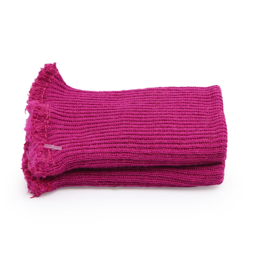 Манжеты трикотажные 6.5х9.5 см, 1 пара, тонкие, 345/8 фуксия