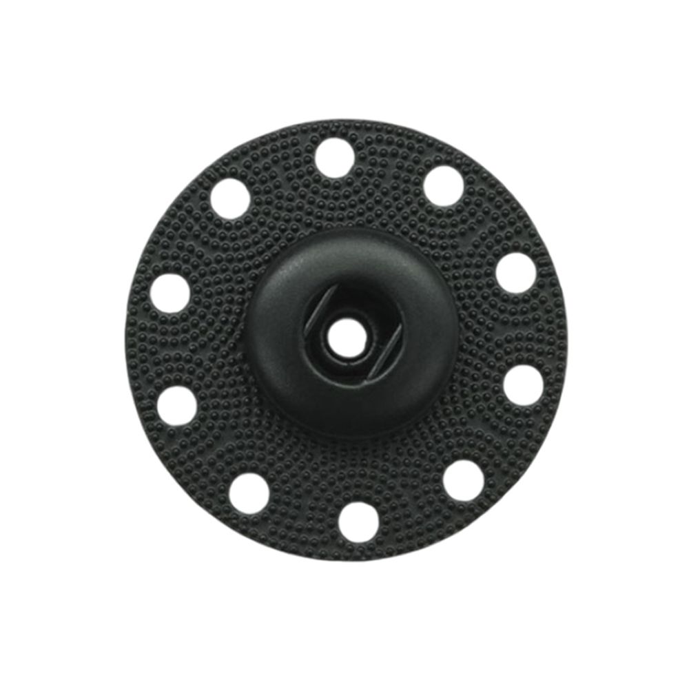 Кнопка пришивная металл ⌀25.0 мм, металл, Black, уп.10 шт