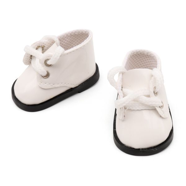 Ботиночки для кукол 5х2.5 см, 1 пара, Astra&Craft, цв. белый, SH-0063