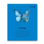 Тетрадь ученическая школьная, A5 12 л. на скобе 65 г/м², белизна 100% 25 шт линия, 01439 МИКС - Бесконечность, Светоч Т178