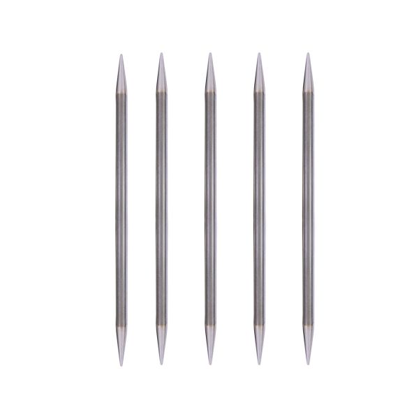 Спицы чулочные металл ⌀6.0 мм, 15 см, 5 шт, Gamma MK5-15