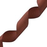 Лента репсовая (в рубчик) 30.0 мм, 074 коричневый, уп.18,28 м