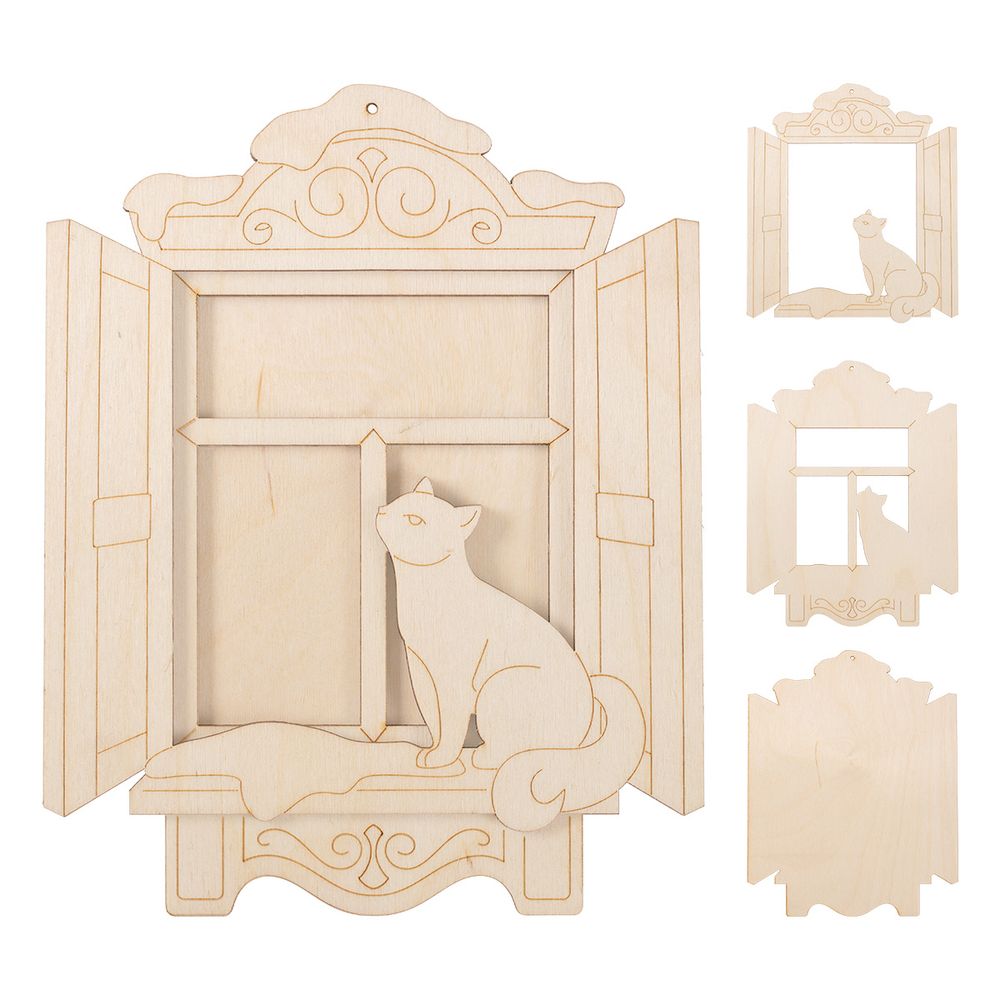 Заготовка из фанеры 3D Раскраска 13.5х17х0.3 см, Mr.Carving, ВД-1282 Заготовка из фанеры 3D Раскраска 13.5х17х0.3 см, Mr.Carving, ВД-1282