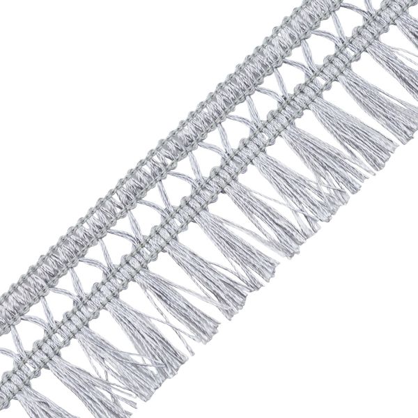 Бахрома отделочная 50.0 мм / 25 метров, 154 светло-серый, 0390-0040, T-04