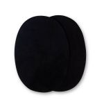 Заплатка пришивная, велюр, кожа, 10х14см, 2 шт, черный цв, Prym