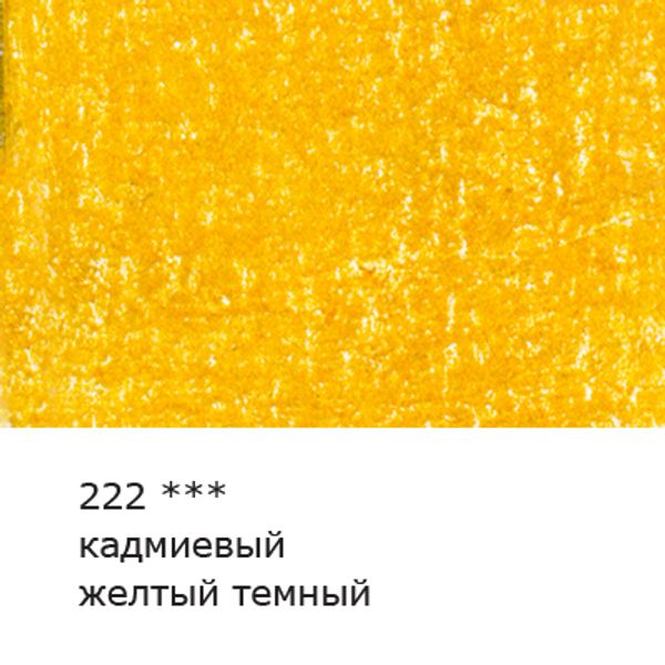Карандаш цветной художественный заточенный, 6 шт, 222 Кадмиевый желтый темный (Cadmium yellow deep), Vista-Artista Gallery VGCP