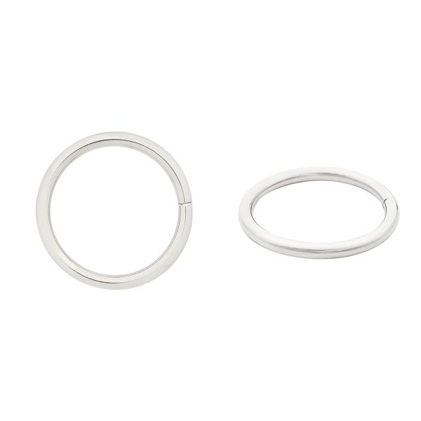 Кольцо разъемное металл in ⌀30 мм (37 мм внешн.), никель, 100 шт