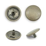 Часть кнопки Альфа (S-образная) ⌀17 мм (A-часть), 5/17 латунь, 100 шт, BIG