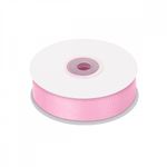 Лента репсовая (в рубчик) 25.0 мм, цв. F133 розовый For Hobby, уп. 22.86м (±1м)