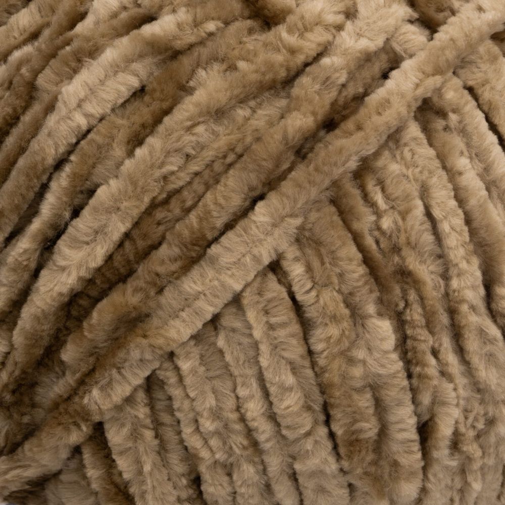 Пряжа Вязь Велюровая 120 / уп.3 мот. по 100 г, 120 м, 19 светло-коричневый