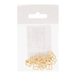 Рамки-регуляторы для бюстгальтера металл 8.0 мм, 20 шт, C180 телесный, ГВ1008