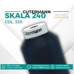 Нитки некрученые Gutermann Skala 240 (5000 метров), 1 кат. | 339 т.чернильно-синий