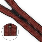 Молния спираль (витая) Arta Т5 (5 мм) 1 зам., н/раз., 18 см, тесьма меланж, цв. D818M кирпично-черный, 1 шт