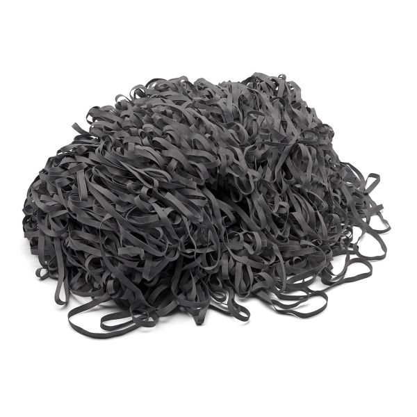 Резинка латексная гладкая 8.0 мм / 5 кг (≈ 775 метров), толщ. 0.6 мм, графит