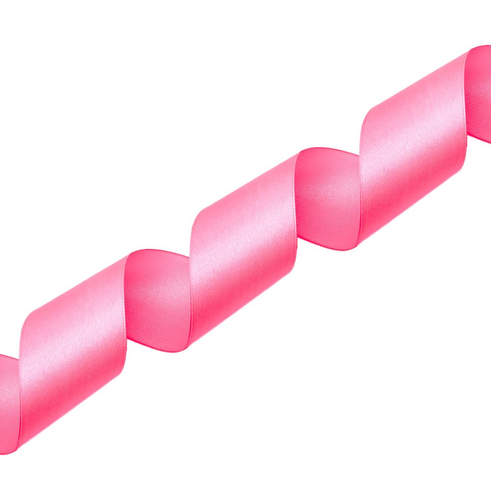 Лента атласная 1-сторонняя 50.0 мм / 22.86±1 метров, 012 яр. розовый, Globus