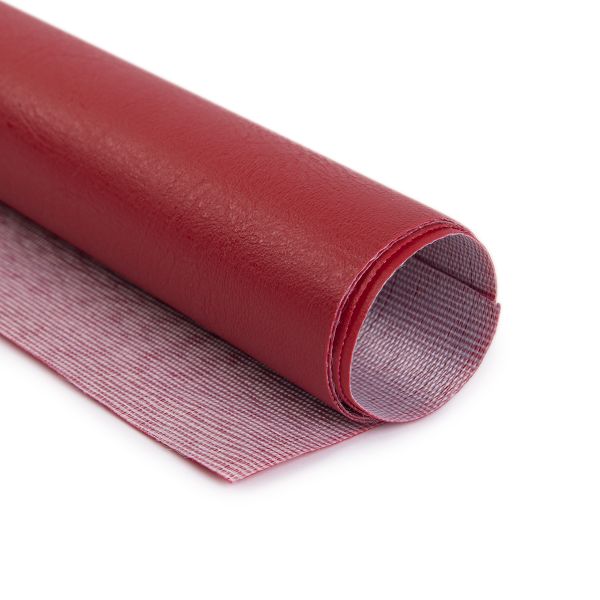 Кожа искусственная 370 г/м², 50х33 см, №002 красный, Mr.Painter KLT-01